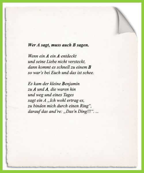 Gedicht abschieds Abschied: Bevor